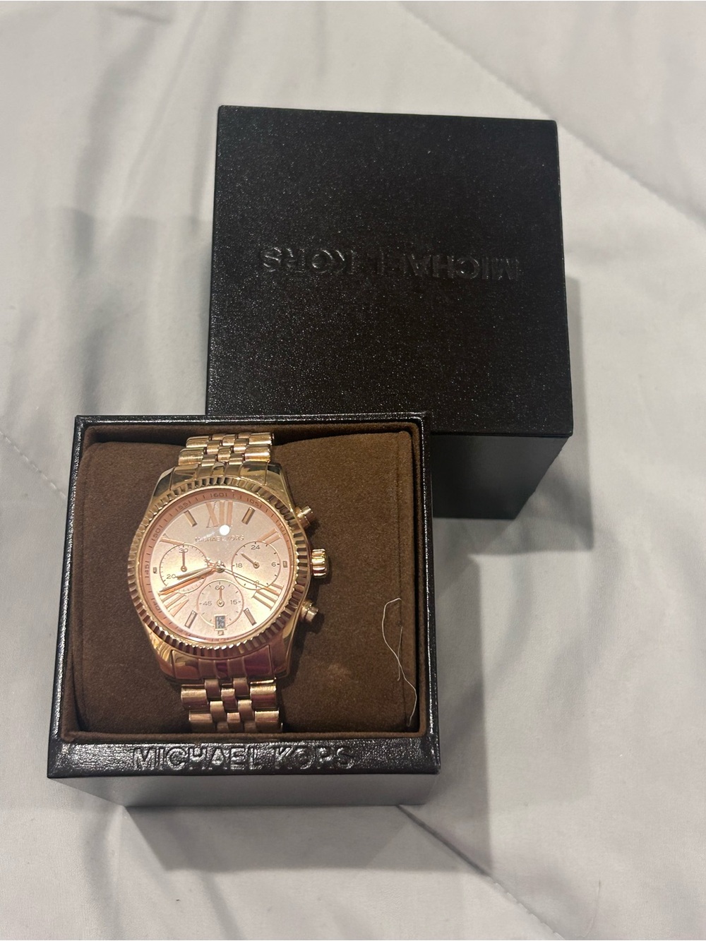 Michael Kors Women’s Rose Gold Chronograph Watch